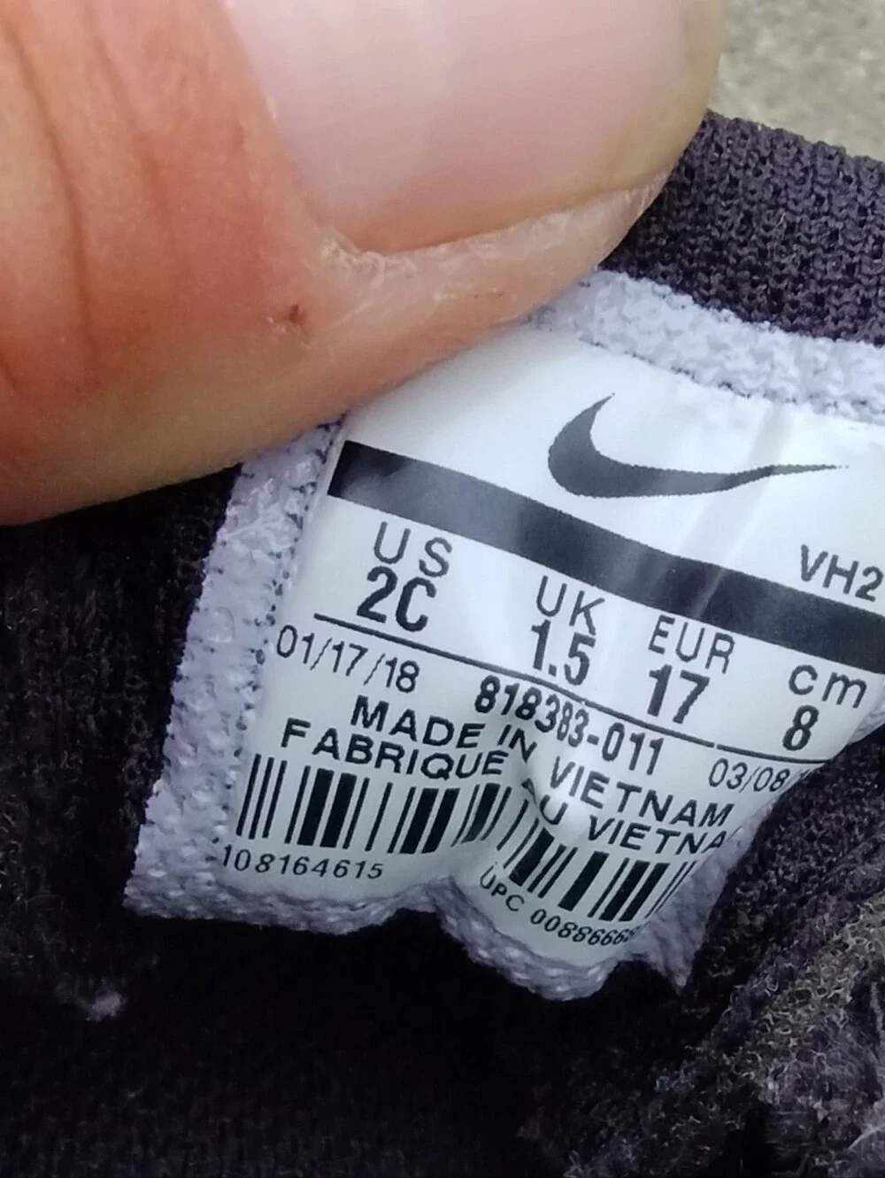 Nike Tanjun Baby Shoes 2C